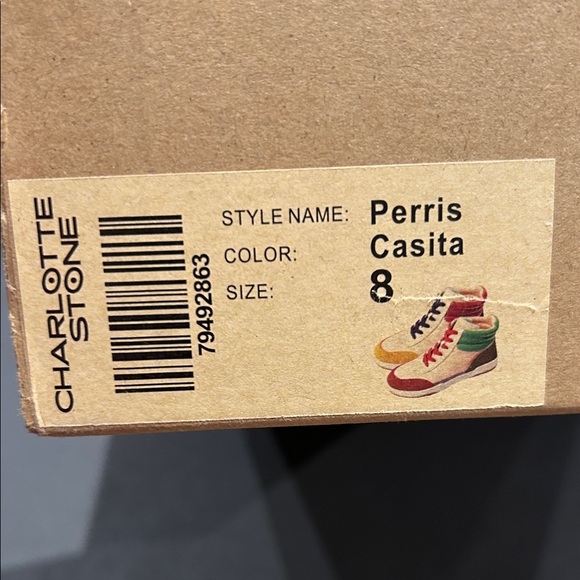 Charlotte Stone Perris Sneakers size 8 NIB - Picture 3 of 9